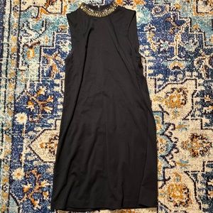 Women’s Mock Neck Little Black Dress